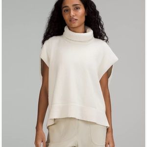 Lululemon Brushed Cotton Merino Blend Tunic Bone